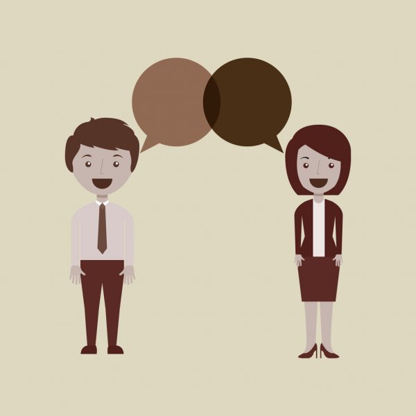 One to one meeting illustration